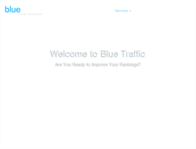 Tablet Screenshot of bluetraffic.com